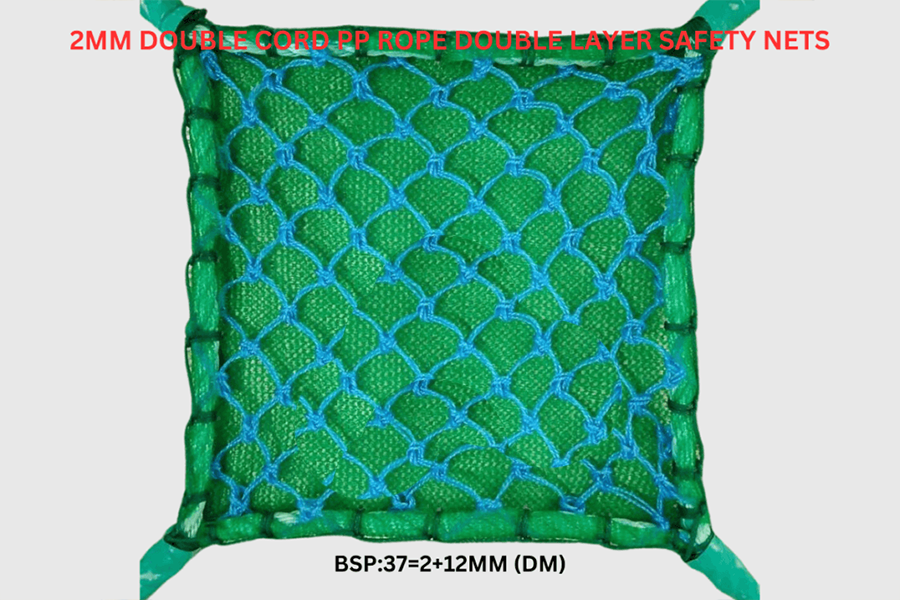 2mm Double Cord PP Rope Double Layer Safety Nets