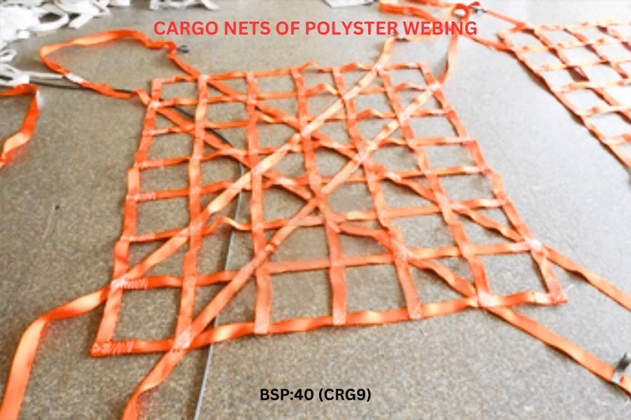 Cargo Nets of Polyster Webing